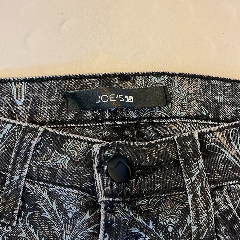JOE’S JEANS Baroque Print The Skinny Stretch Patterned Jean- Size 26 - Picture 6 of 12